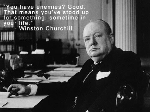 
    Winston Churchill